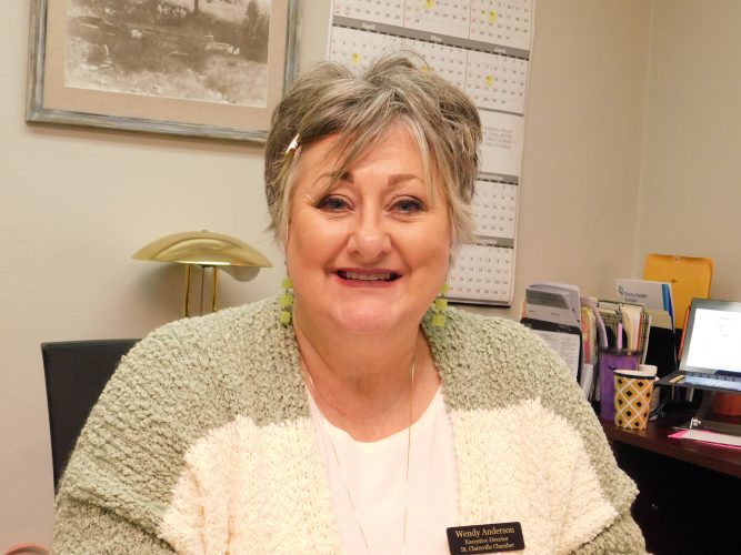 Wendy Anderson Connecting Businesses at St. Clairsville Chamber